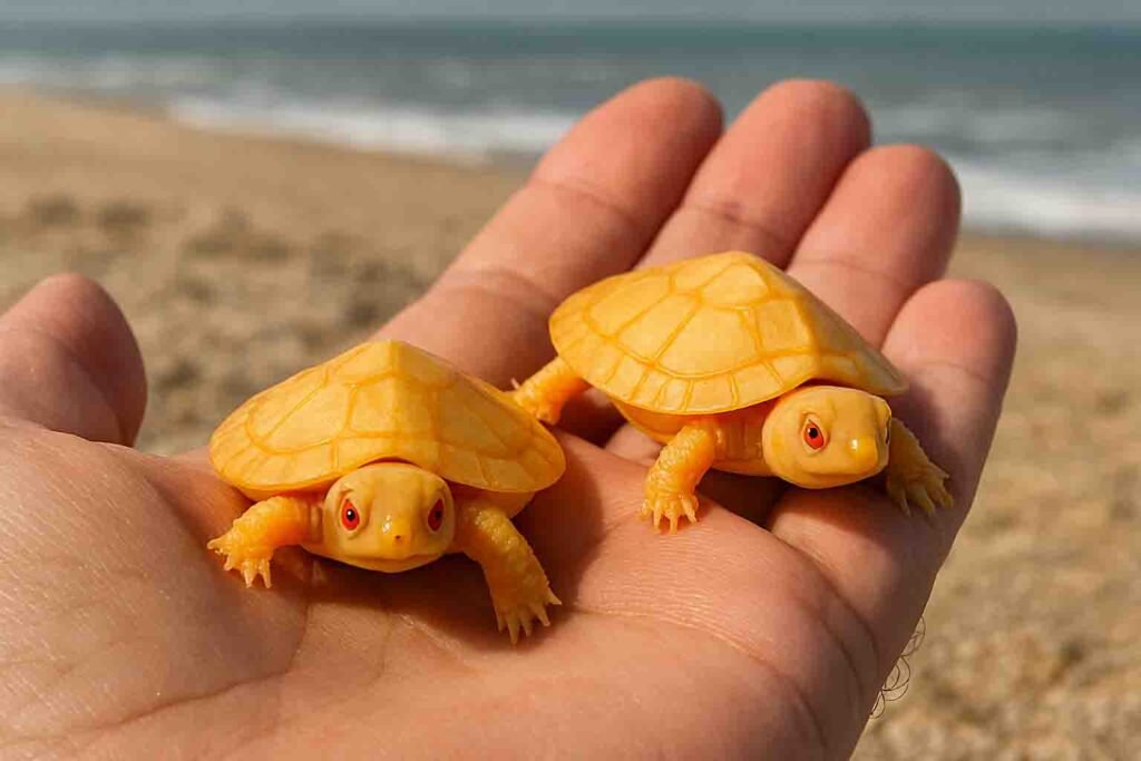 Albino Razorback Musk Turtles
