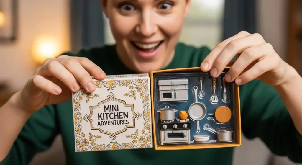 Tiny Food Cooking with Miniature Kitchens